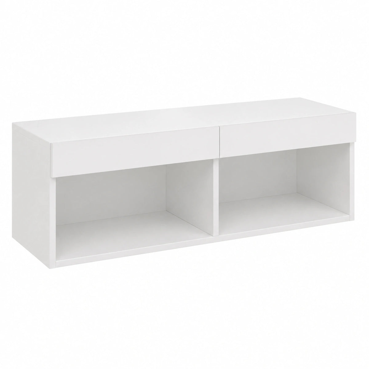 VidaXL Tv-meubel met LED-verlichting 100 × 30 × 30 cm wit