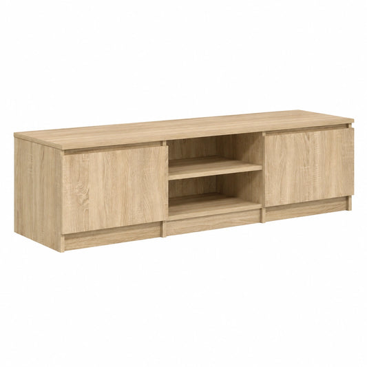 VidaXL Tv-meubel 140 × 40 × 35,5 cm bewerkt hout sonoma eikenkleurig
