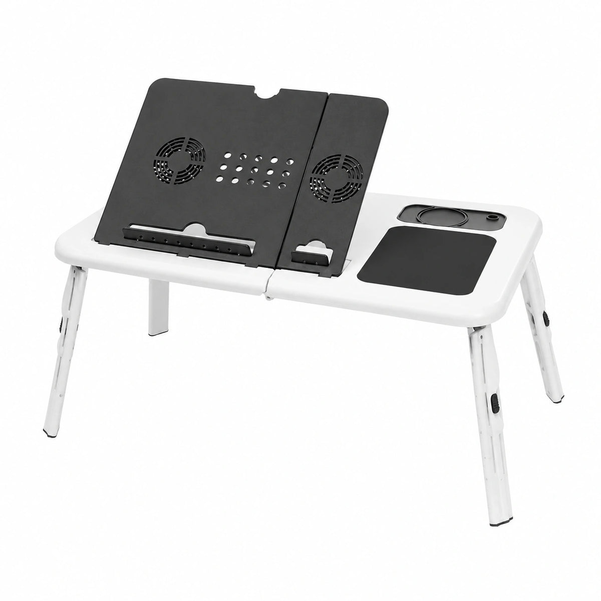 Tavolino PC, Supporto Pieghevole Notebook Computer Tablet Tavolo con Ventole