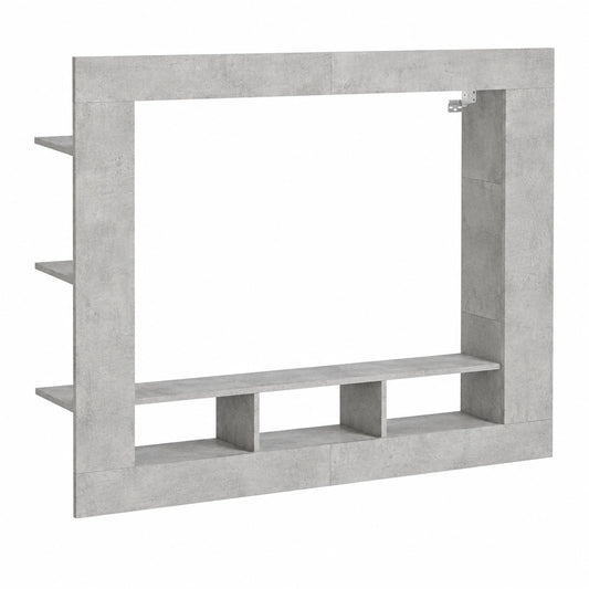 VidaXL Tv-meubel 152 × 22 × 113 cm bewerkt hout betongrijs