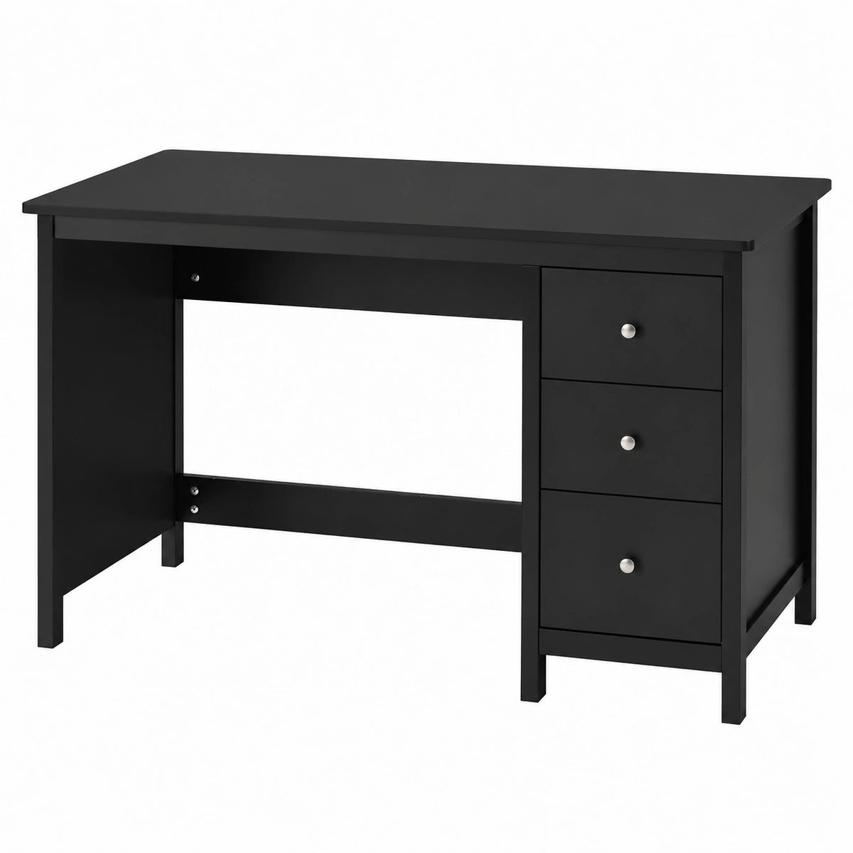 Scrivania per Computer, Tavolo da Ufficio, Scrivania con 3 Cassetti Scorrevoli, Superficie Impermeabile, Stile Moderno